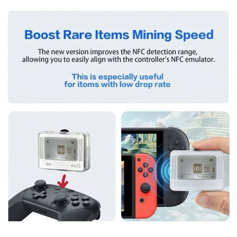 Portable NFC  Simulator Infinite Card Swipe Smart Emulator for Switch 3DS Wii U Game Gaming Accessories