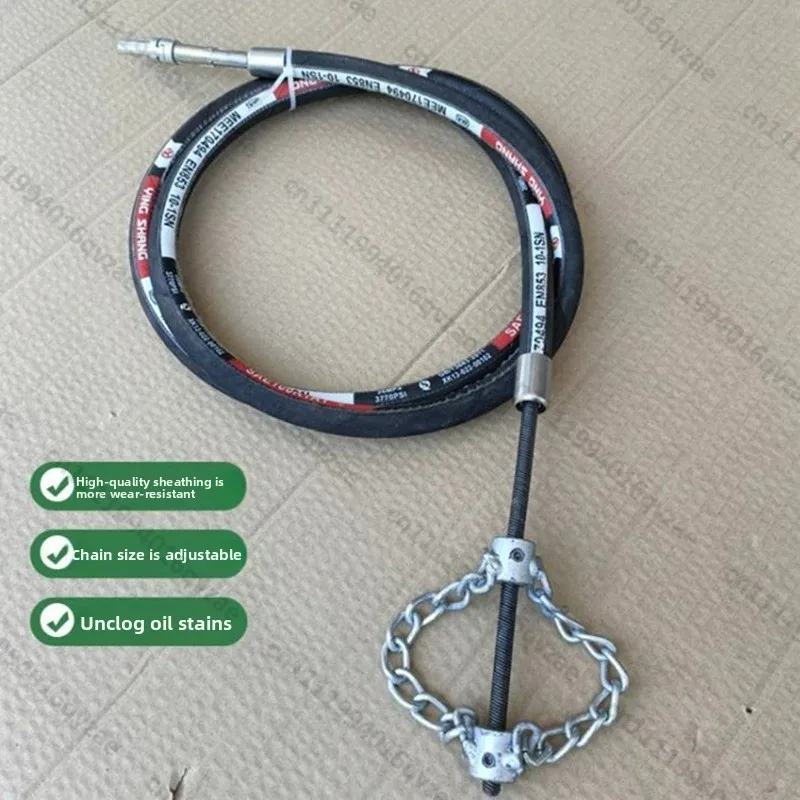 Electric Drill Through Chain Dredger Pipe Spring Chain Drill Bit Dredger Rotor Hinge Dredger