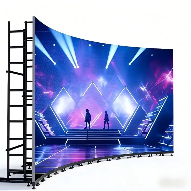 Waterproof P1.9 P2.6 P2.9 P3.91 Indoor Outdoor Flexible Curve Stage Rental Pantallas LED Display Screen Video Wall - view 2