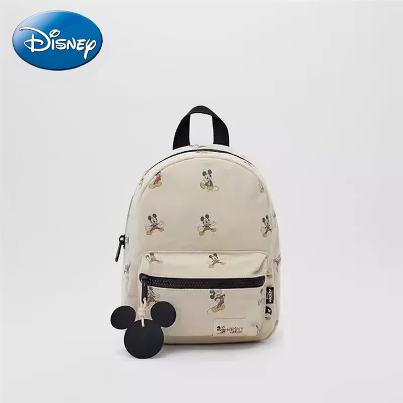 Disney New Cartoon Mickey Backpack Cute Mickey Mouse Printed School Bag Cartoon Student Backpack Kindergarten School Bag