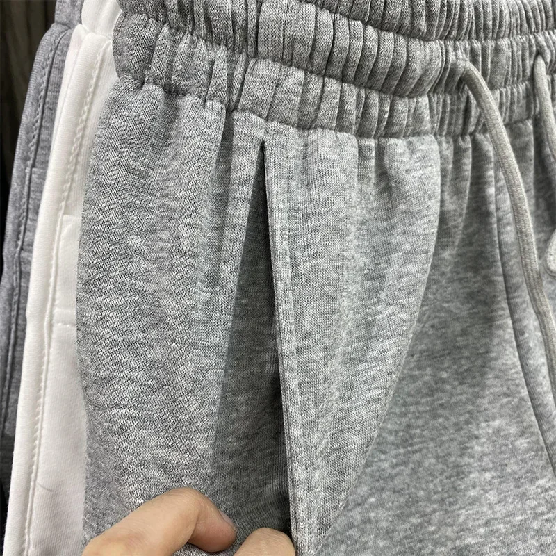 New Solid Elastic Waist Drawstring A-line Shorts Women Fashion All Match Summer Pantalones Cortos De Mujer Korean Split Shorts