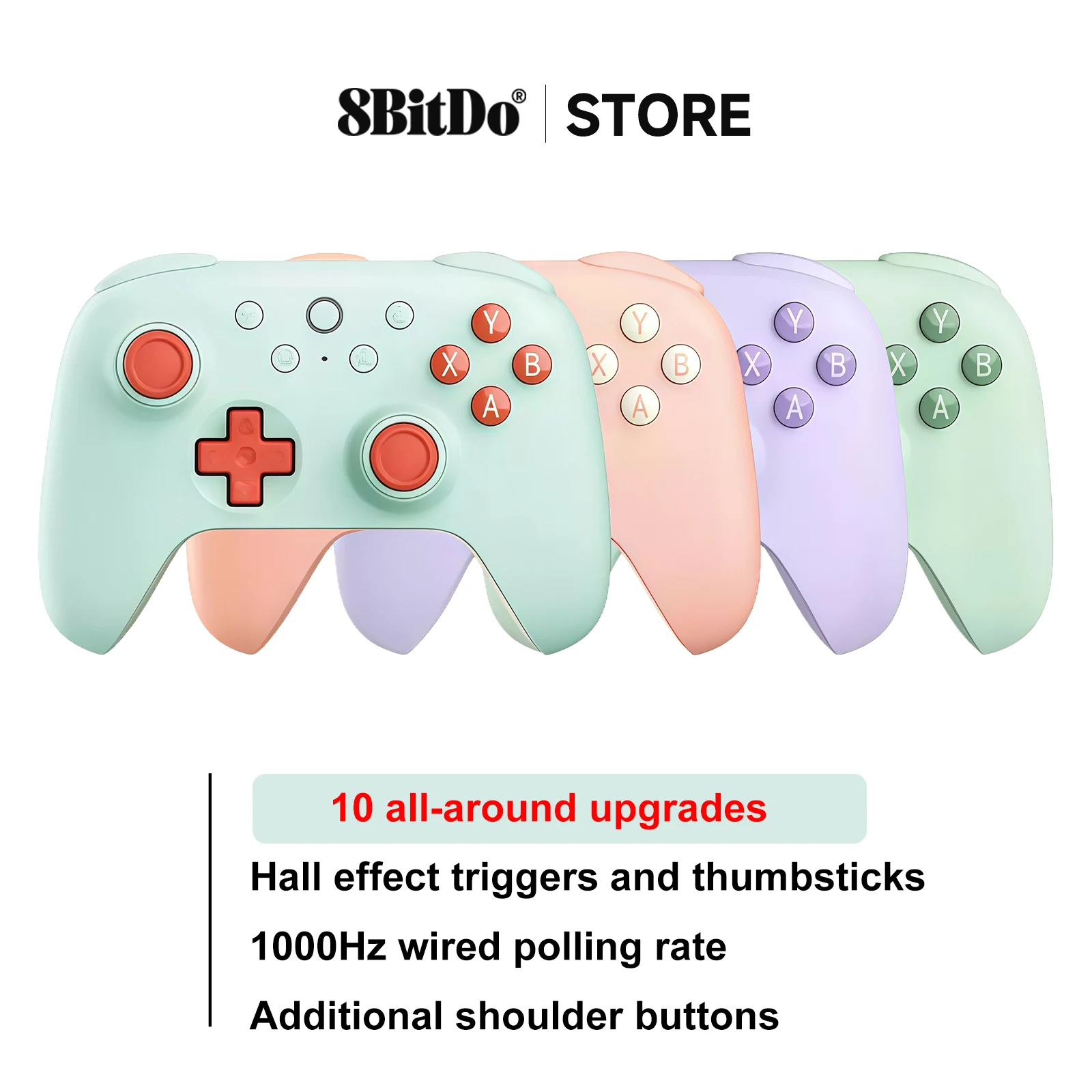 

8BitDo — новый беспроводной игровой контроллер Ultimate 2C, геймпад, джойстик для ПК, Windows 10, 11, Steam Deck, Raspberry Pi, Android