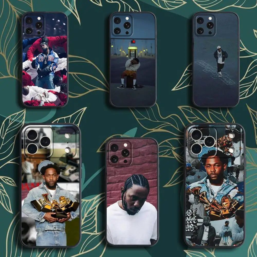 

K-Kendrick L-Lamar Phone Case For iPhone 17,16,15,14,13,12,Pro,Max,Plus,E,SE4,Air,Mini Black Soft Box