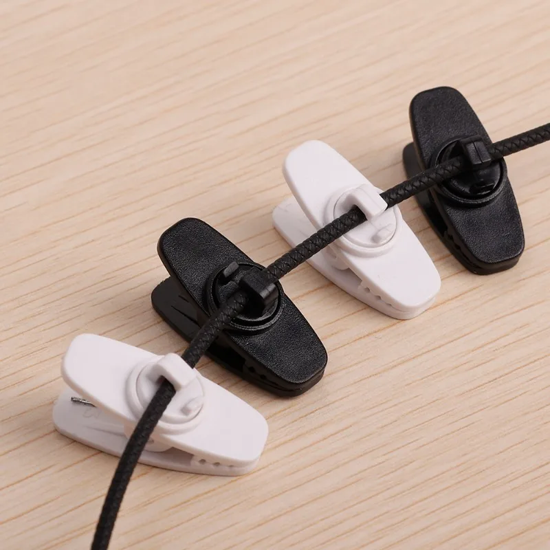 1/5Pcs Universal Earphone Cable Data Cord Fixed Clip Wired Headphone Wire Clamp Anti Lost Anti-drop Shirt Lapel Collar Clip