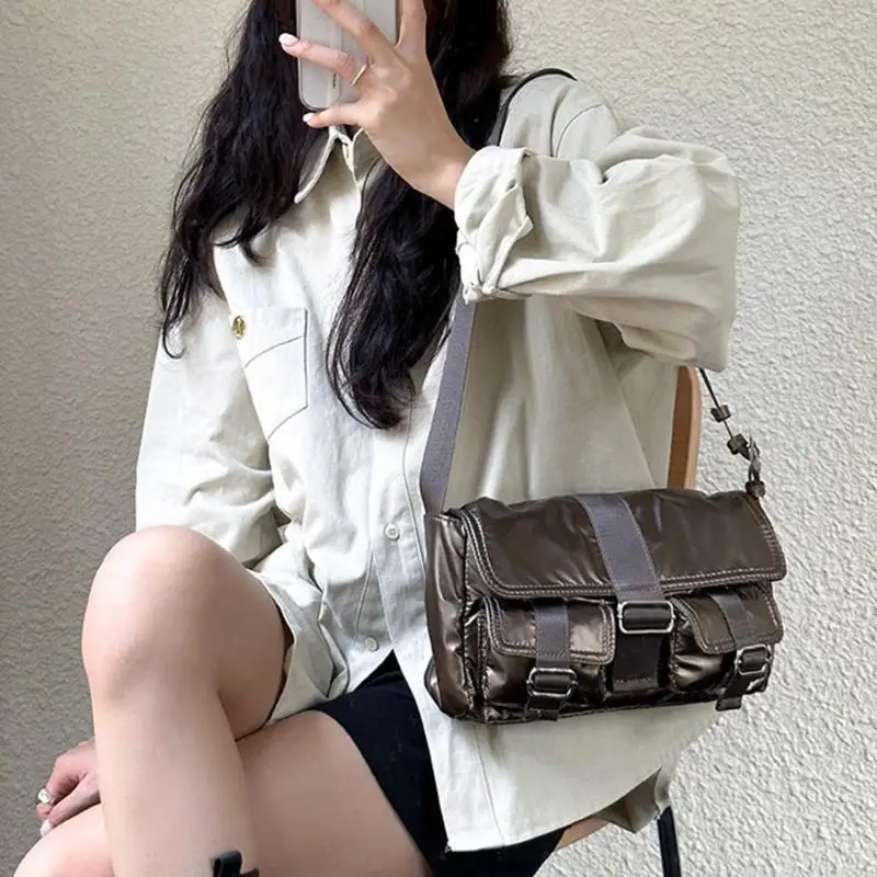 

X7XC Stylish Shoulder Bag for Women Trendy PU Underarm Bags Handbag with Unique Appearance