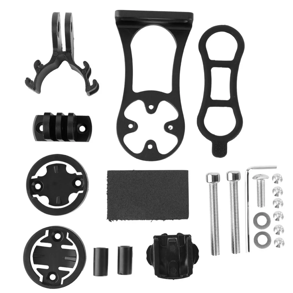 

Aluminum Alloy Bike Computer Mount Light Weight Easy To Install Bike Extended Out-Front Mount Bike Handlebar Mount