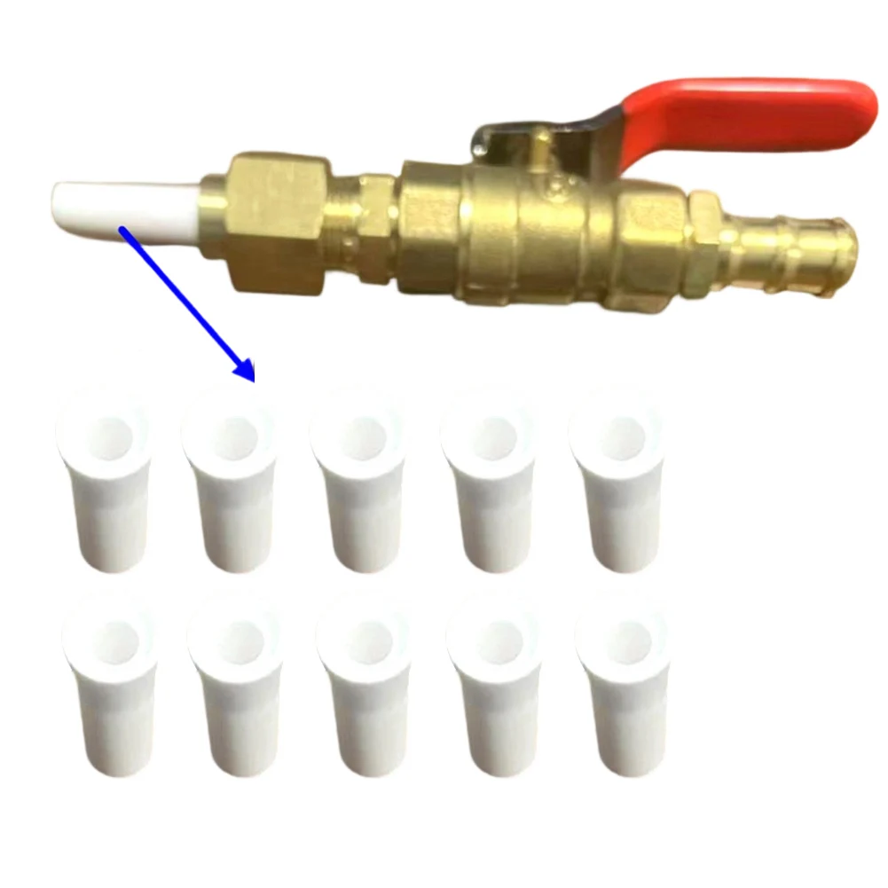 10pcs 5mm Pottery Sandblaster Nozzle For Valve Type Gas Blasting Metal Rust Removal Stone Carving S*urface Treatment Tool