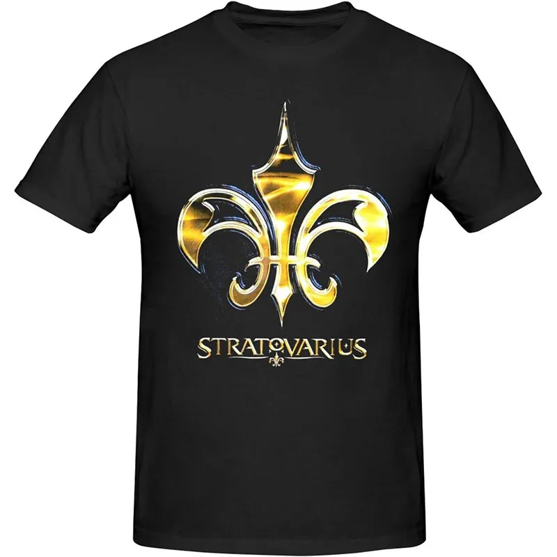 Y2k Stratovarius Band – finnischer melodischer Metal-Rock-Stil, amerikanische/europäische trendige Marke, bedrucktes Kurzarm-T-Shirt für Herren
