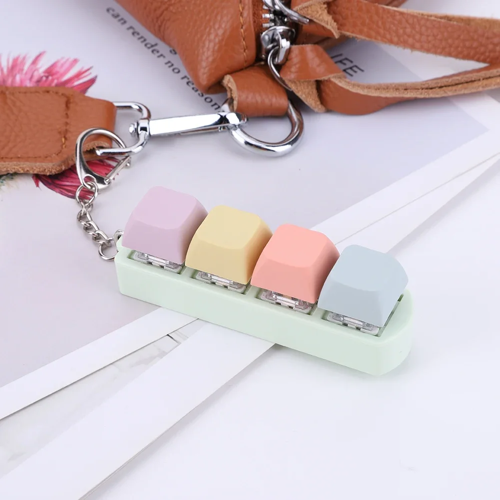 لوحة المفاتيح مفتاح لعبة 4 مفاتيح زر Keycap تململ المفاتيح لوحة المفاتيح الفرس لعبة لوحة المفاتيح لعبة مكعب للهدايا الكبار لتخفيف تمرير الوقت #4