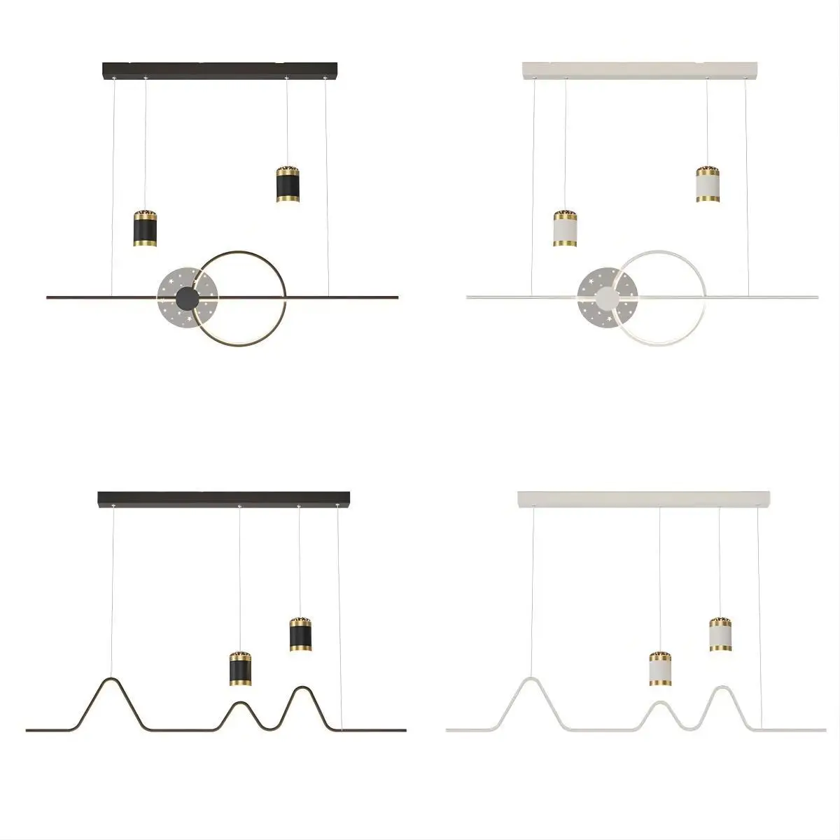 

Restaurant, chandelier, light luxury, dining room, lamp modern, simple