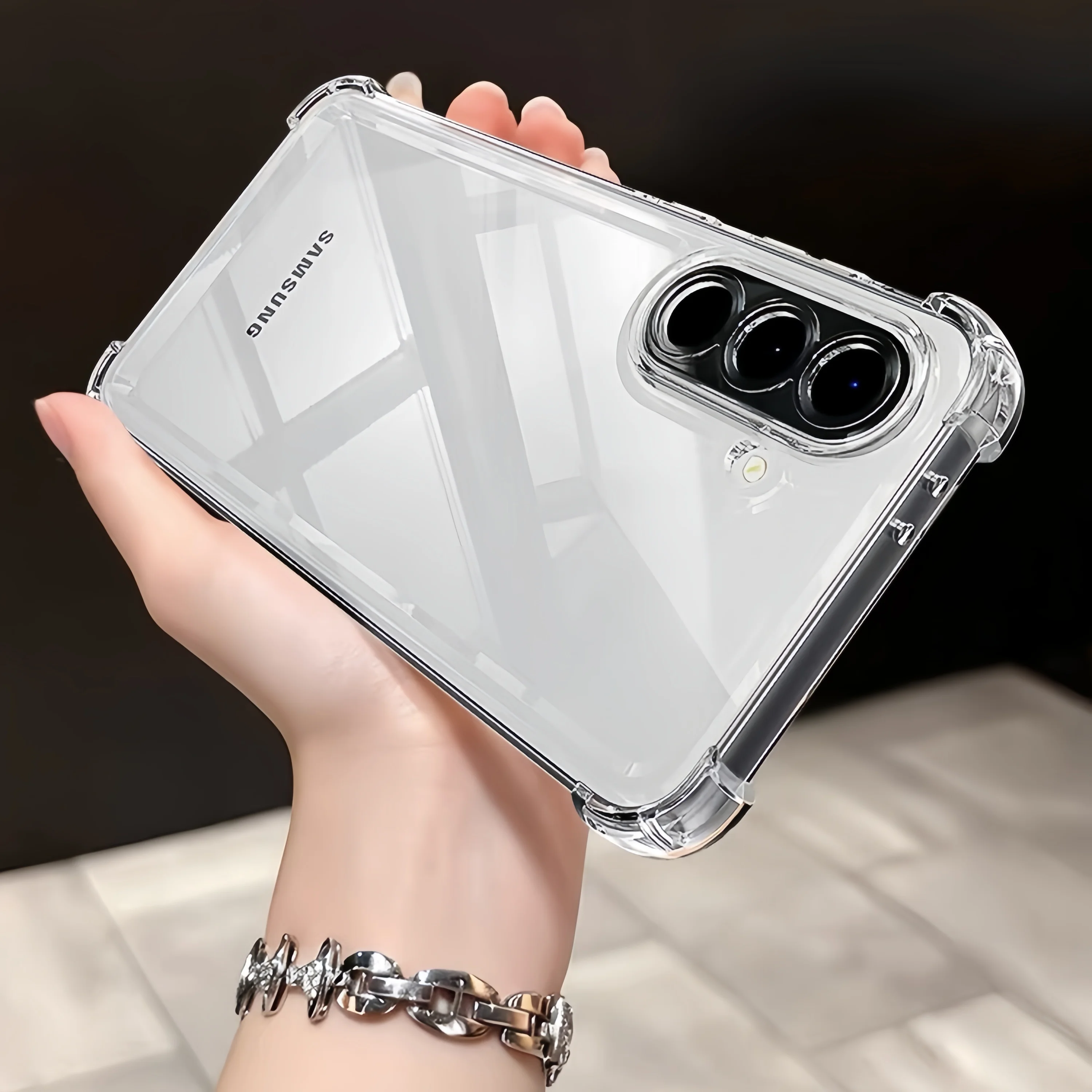 Transparente TPU-Hülle für Samsung Galaxy A57 A37 A27 A17 A07 A56 A36 A26 A16 A06 A55 A54 A53 A52 A32 A33 A15 A14 A35 A25 A34