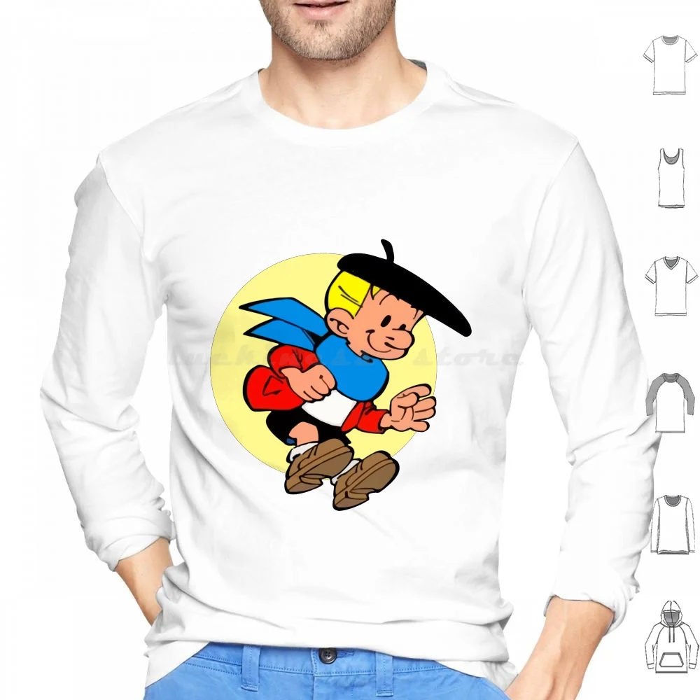 Beno ? T Brisefer ( Benny Breakiron ) Jumping Hoodies Long Sleeve Retro Vintage Nostalgic 60 70 80 Comic Cartoon French