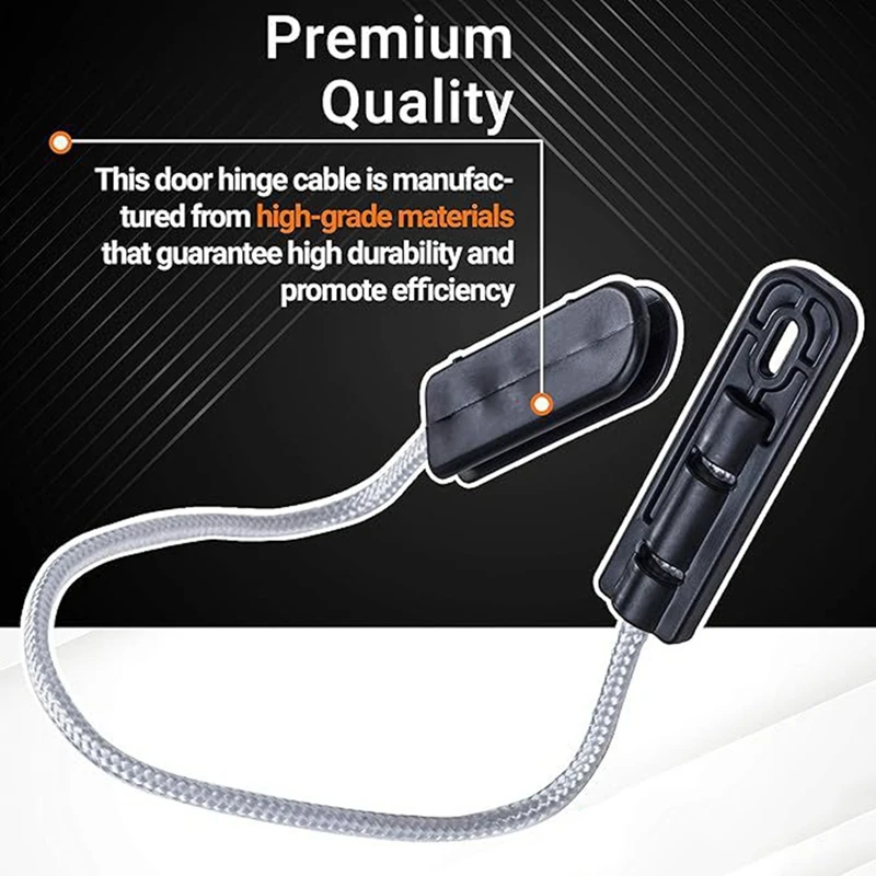 ABAE-Cable de bisagra de puerta para lavavajillas-4933DD3001B,4933DD3001A, paquete de 2 se adapta a la mayoría de los lavavajillas