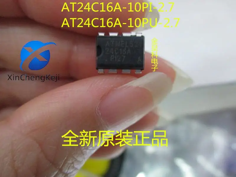 30pcs original new AT24C16A AT24C16N AT24C16 storage DIP-8