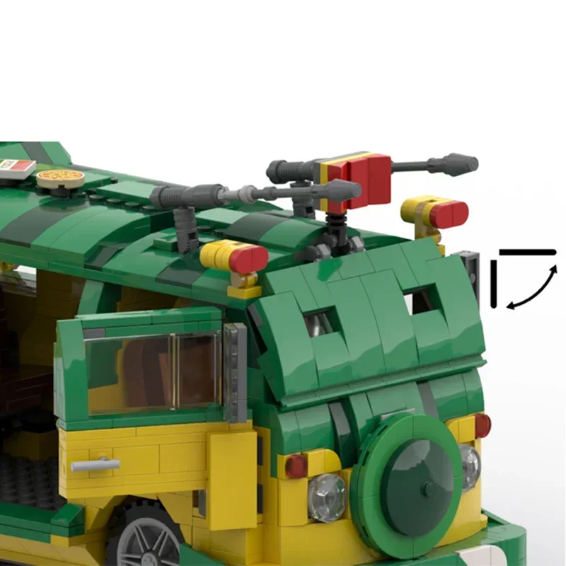 Moc Gebäude Ziegel Film Auto Serie Modell Reise Party Auto Technologie Modulare Blöcke Geschenke Spielzeug Für Kinder DIY Sets Montage