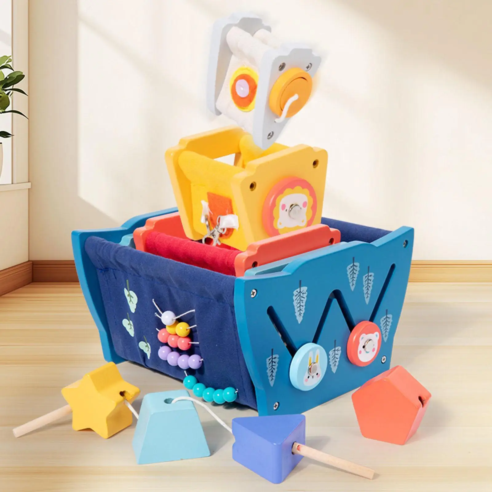 Stacking and Nesting Boxes Nesting Boxes Toy Sensory Fine Motor Skills Preschool Multifunctional for Children 1 2 3 Year Old