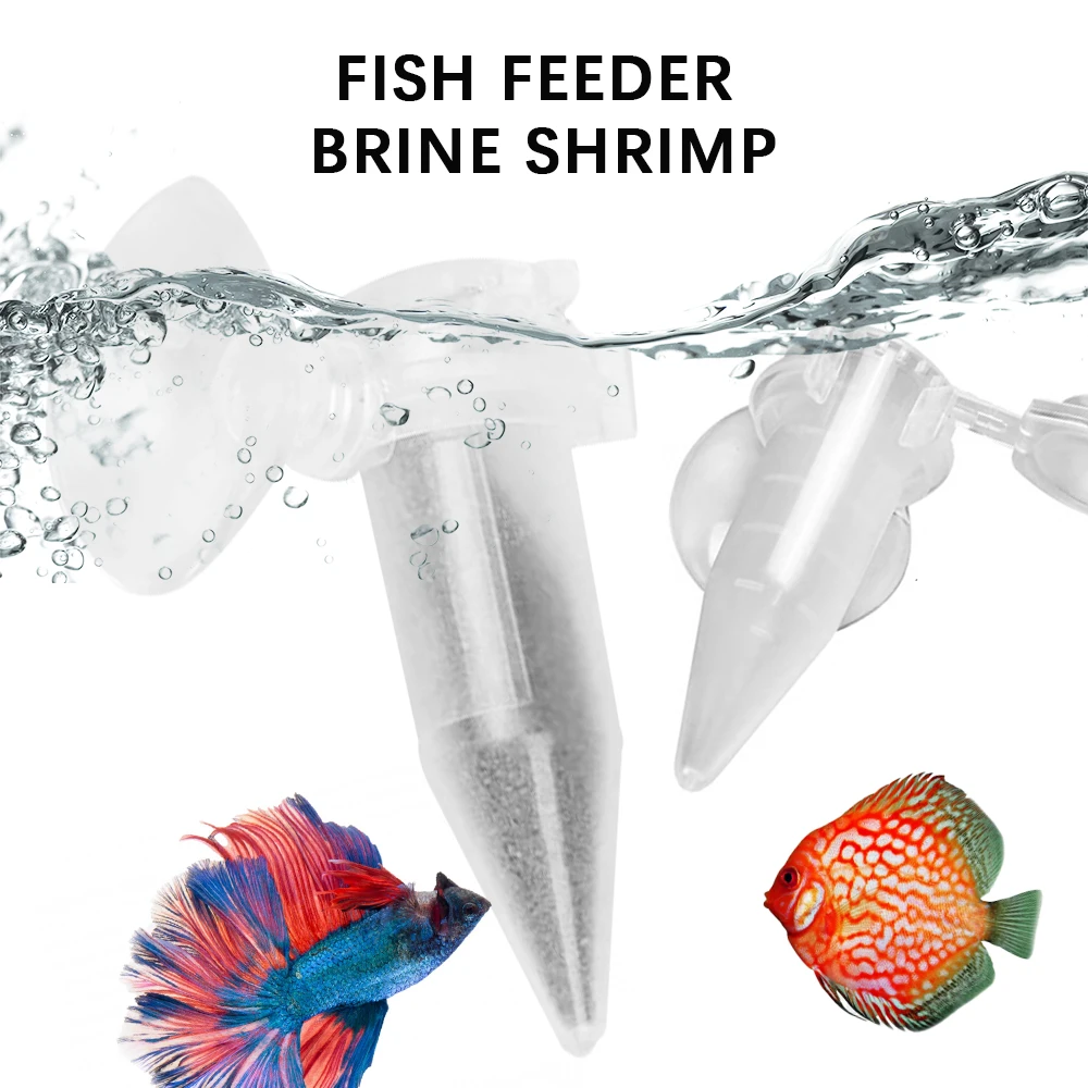 Automatic Fish Feeder Brine Shrimp Red Worm Feeding Suspension Worm Funnel Cup Fish Food Feeding Tool Fish Tank Accessories