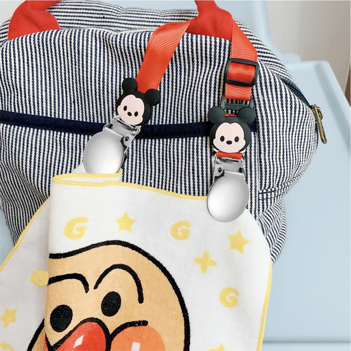 

5pcs Pacifier Chain Accessories Durable Safe Round Silver Prevent Lost Small Size Easy Carry Clothes Car Seats Strollers Toys
