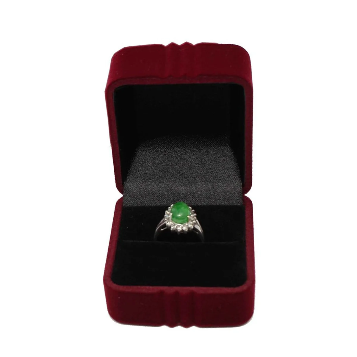 صغيرة 5x5x39 سنتيمتر النبيذ الأحمر مربع خاتم صندوق مجوهرات حقيبة للتخزين رشيقة خمر نمط مجوهرات صندوق تخزين حلقة