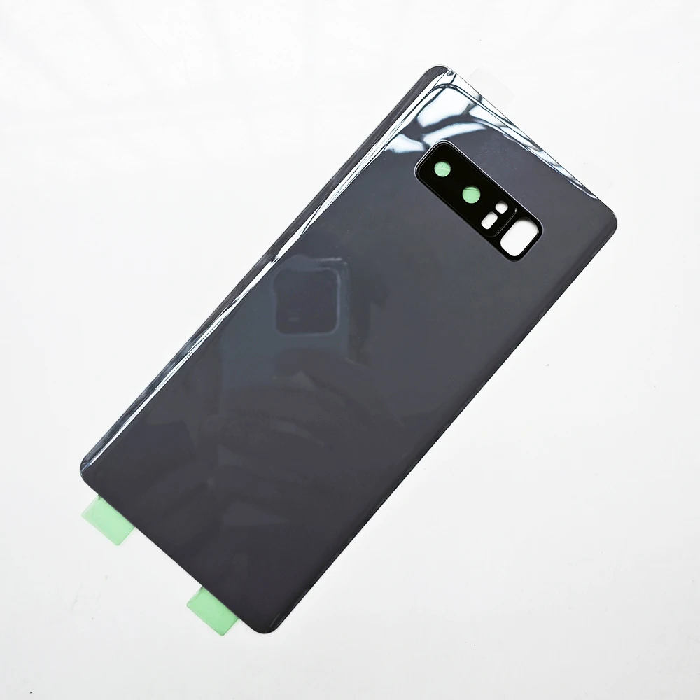 Rear Glass Battery Door Case For Samsung Galaxy Note 8 N950 N950F Back Glass Housing Cover + Adhesive +Camera Glass Lens Frame