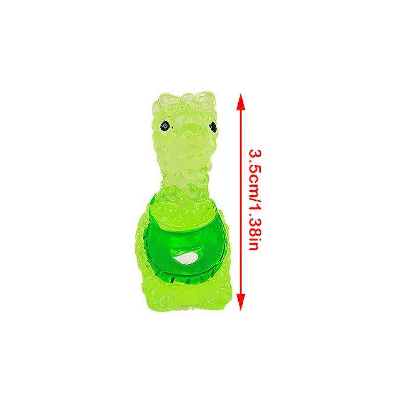 Cute Cartoon Luminous Alpaca Micro Landscape Ornament Creative Miniature Statue DIY Home Decoration Desktop Small Ornament image 6