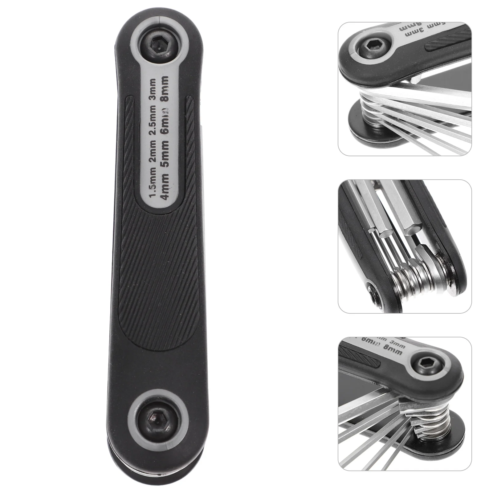 

Folding Hex Wrench Spanner Keys with Hole Chrome Vanadium Steel Hexagon Screwdriver