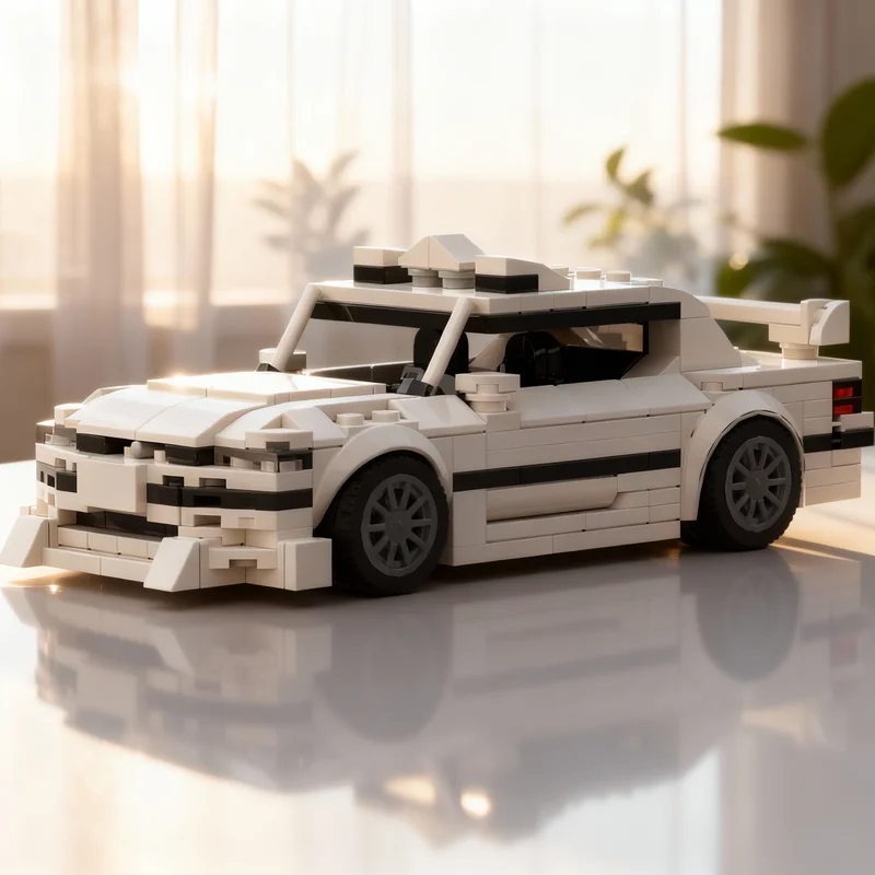 

Набор строительных блоков MOC City Champions: Модель такси Peugeot, 323 детали. Архитектурная модель, идеальный подарок на Рождество, креативная развивающая игрушка для детей.