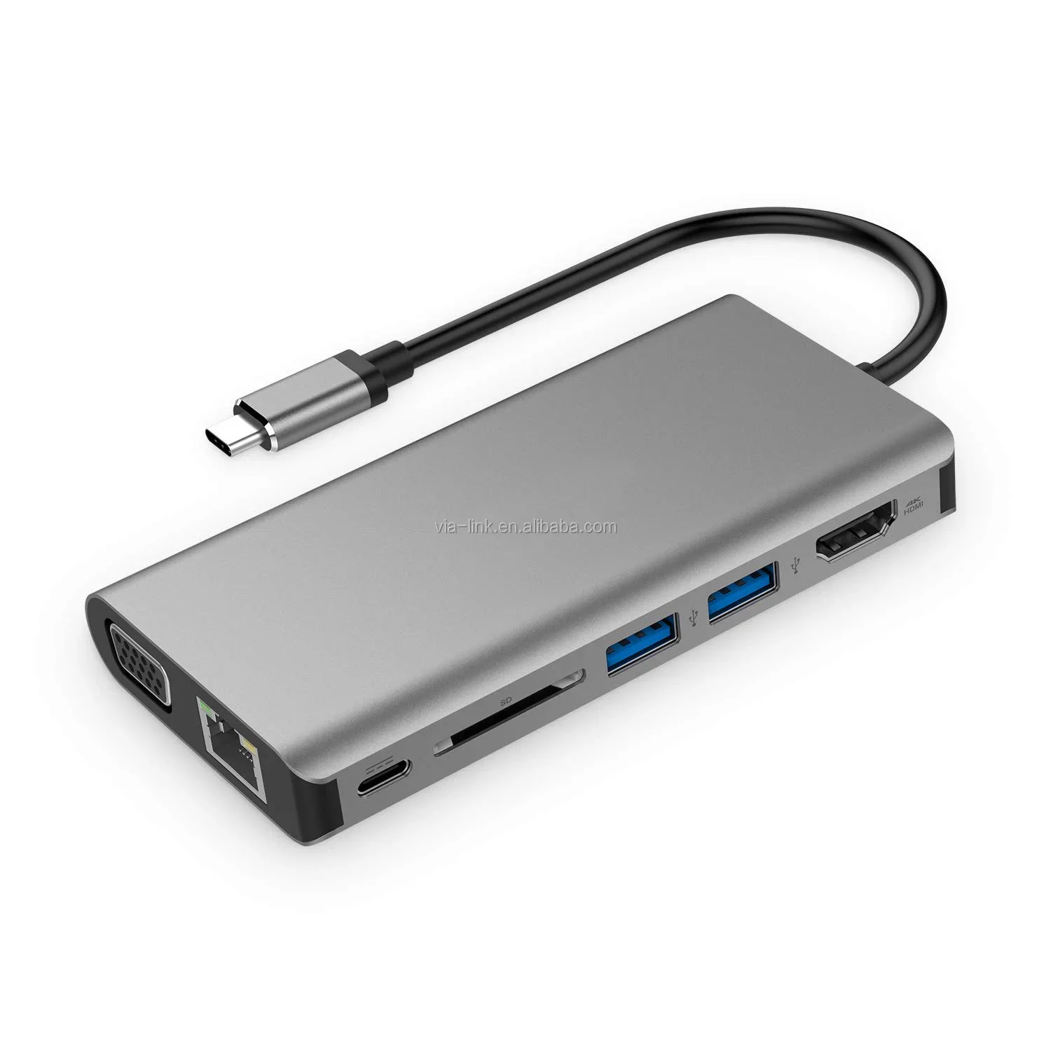 

Адаптер-конвертер с разъемом Usb Type-C 8 в 1, концентратор Usb 3,0, док-станция Usb Type-C, Ali baba, лидеры продаж для Samsung Dex