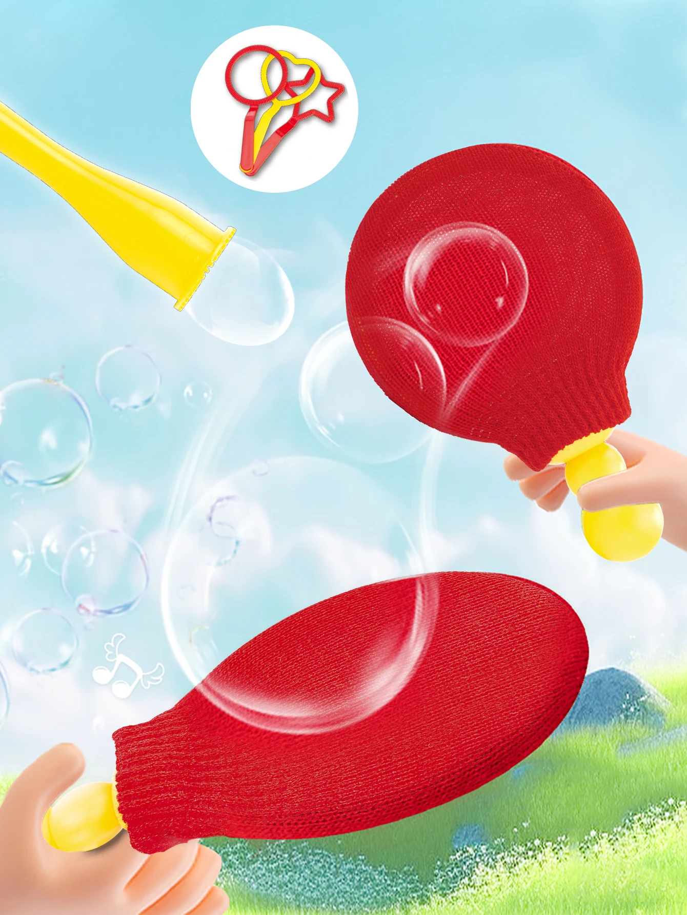 어린이용 버블 비츠, '핑퐁' 버블 장난감보다 강함, 깨지지 않는 탄성 버블 장난감, 이중 인터랙티브 장난감