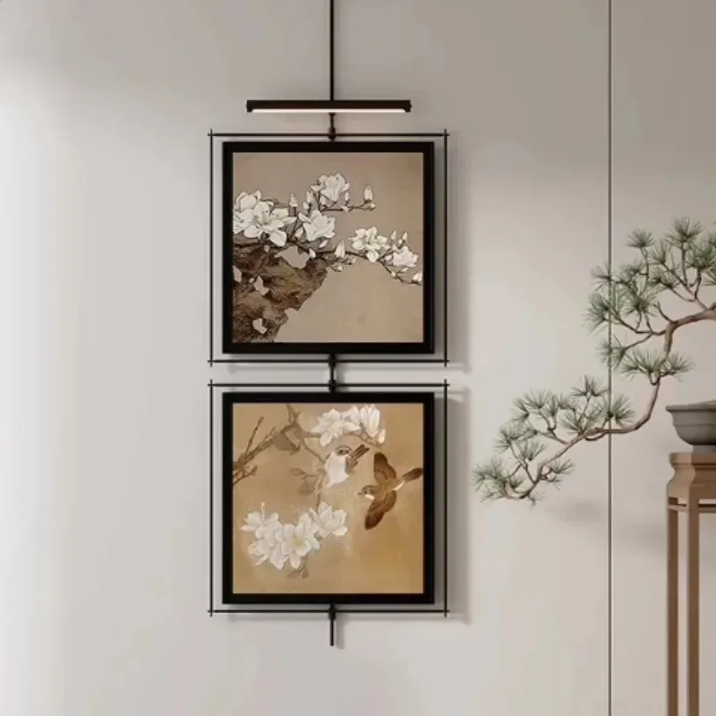 

【Best-selling】decorative Painting Metal Wrought Iron Wall Hanging Luminous Decorative Painting High-end Three-dimensional Hangi