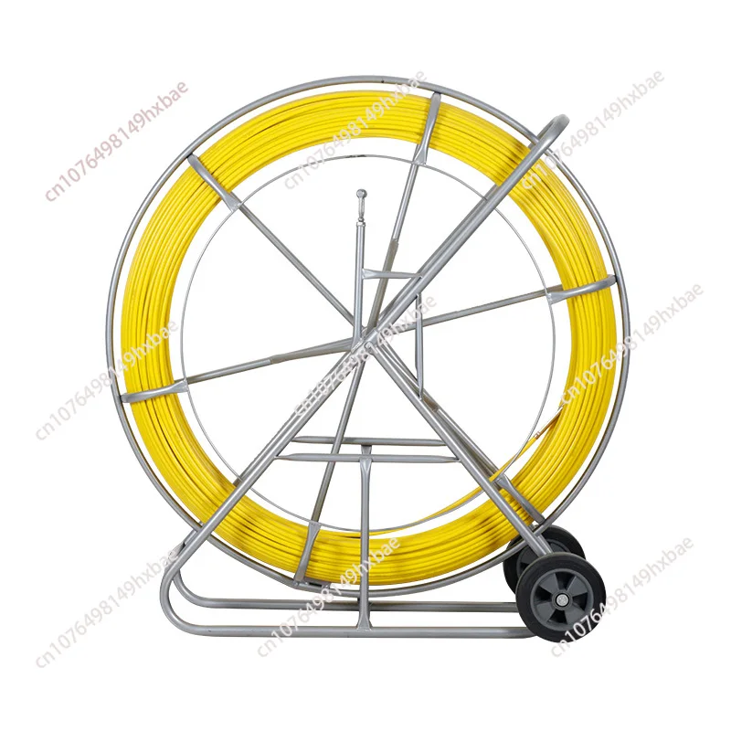 8mm 150m Fish Tape Fiberglass FRP Duct Rodder Cable Snake Running Rod