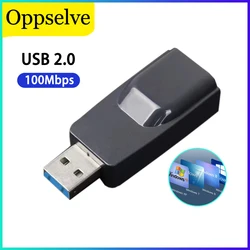 USB Lan Ethernet Adapter To 100Mbps RJ45 Network Card SR9900 For PC Laptop Desktop DVB Set Top Box Portable Drive-Free Converter