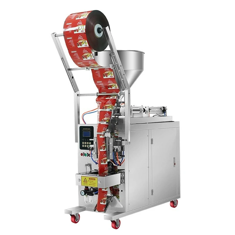 Automatic hot pot base, chili oil sauce, cool skin seasoning, water liquid packaging machine, filling machine, packing