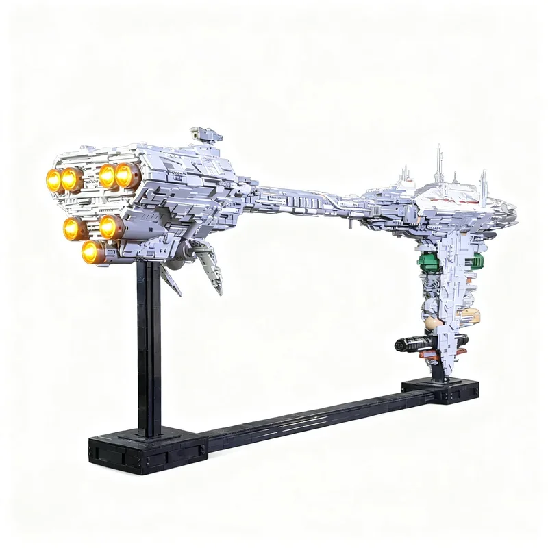 9866PCS MOC Space Battle Movie Nebulon B Frigate Model Custom Puzzle DIY Creative Ideas Toy Birthday Gift Spaceship Series