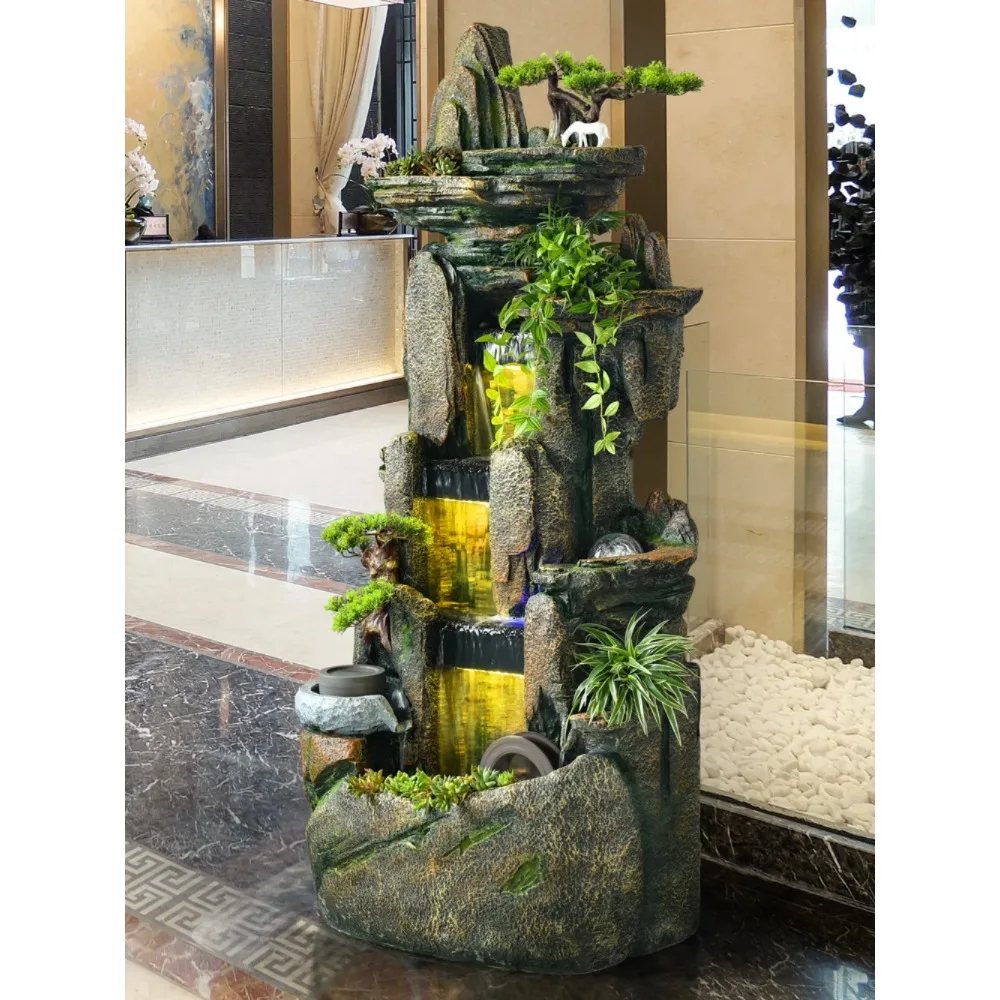 

Large-scale garden landscape rockery fountain ornaments lucky ornaments garden landscape flowing water landing ornaments