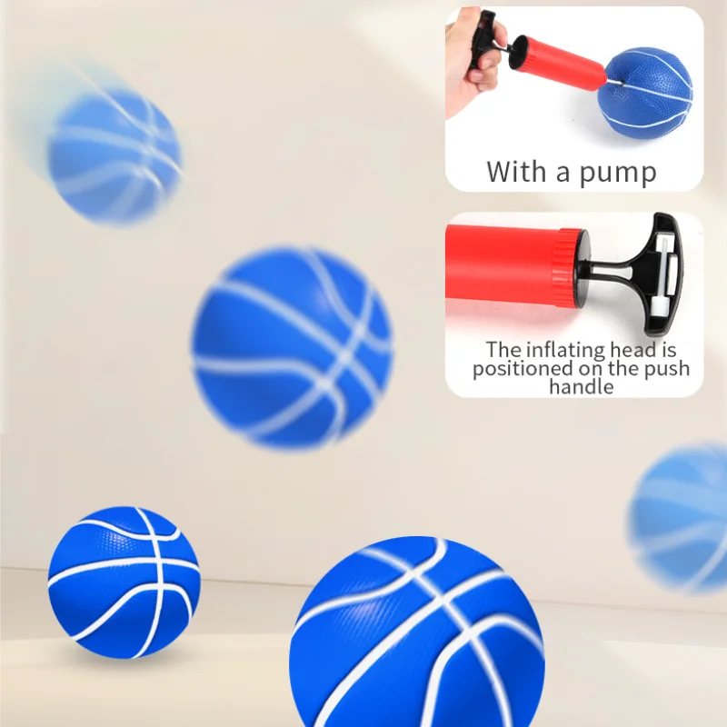 4 في 1 حامل كرة السلة قابل للتعديل حلقات البيسبول اطلاق النار الرياضة في الهواء الطلق ألعاب أطفال محفور كرة قابلة للنفخ داخلي متعدد اللاعبين