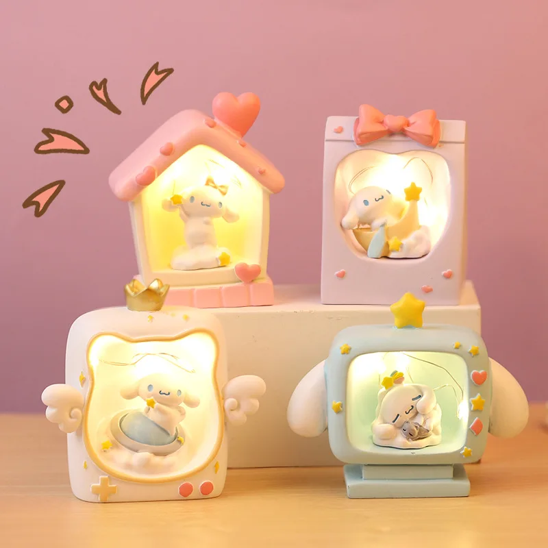 

Sanrio милые Аниме фигурки в виде коричной розы модели мультфильмов настольные украшения декоративная игрушка детский подарок на день рождения