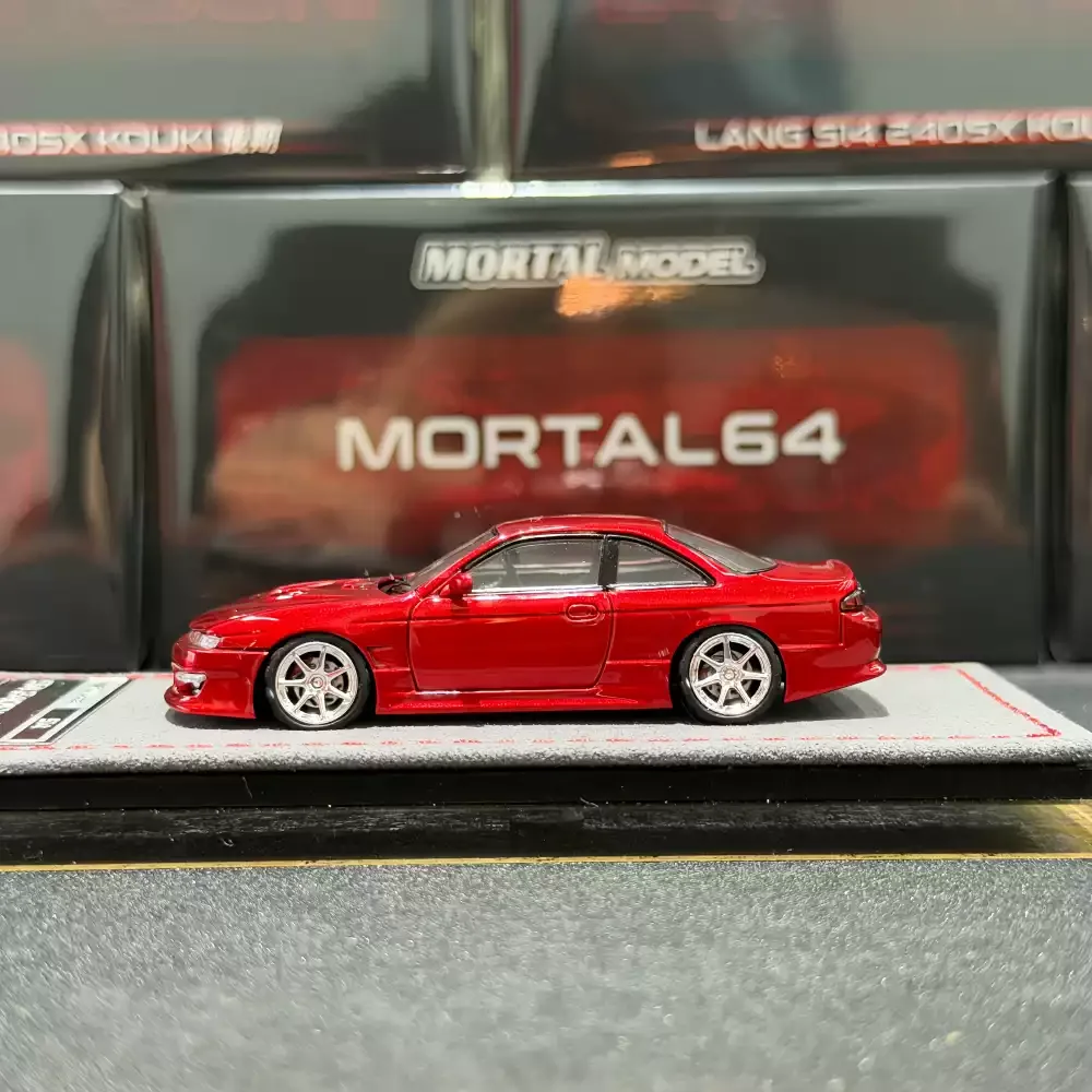 MORTAL 1/64 日産 シルビア S14 240SX レッド MORTAL MODEL 1/64 S14 240SX 2026 Hec Exhibition Exclusive New Spot
