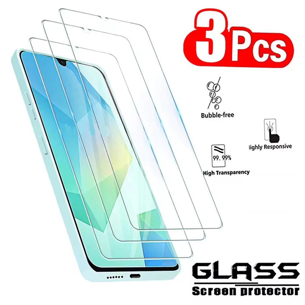 3Pcs Gehärtetem Glas Für Samsung Galaxy M13 4G M13 M14 M15 M16 M32 M33 M34 M35 M36 M42 M52 M53 M54 M55 M55S 5G Screen Protector – Detail 1