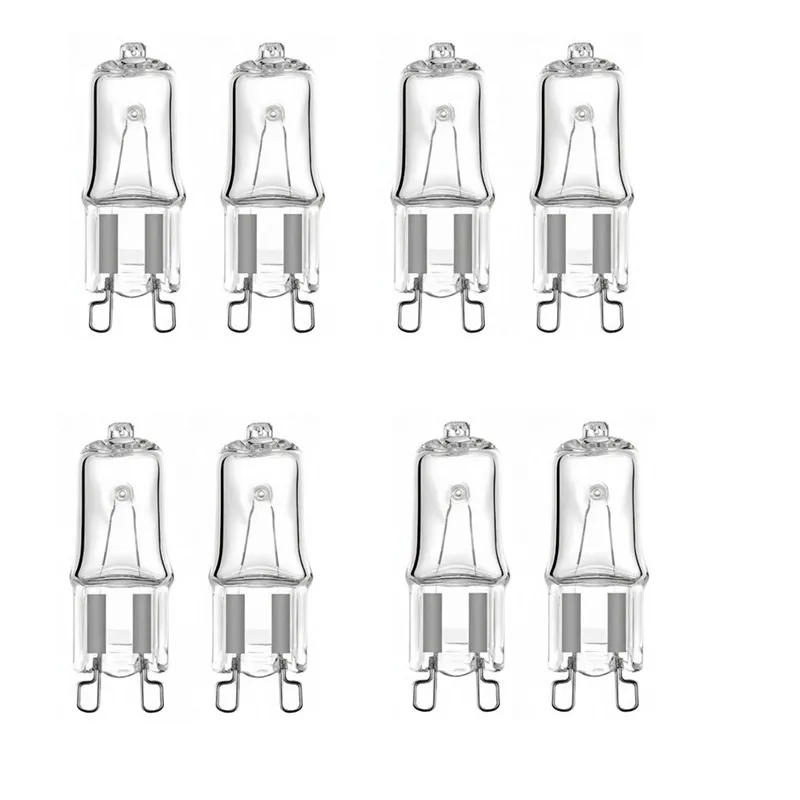 1/5/20PCS G9 230V 25W 40W Oven Light High Temperature Resistant Halogen Bulb Lamp For Refrigerators Ovens Fans