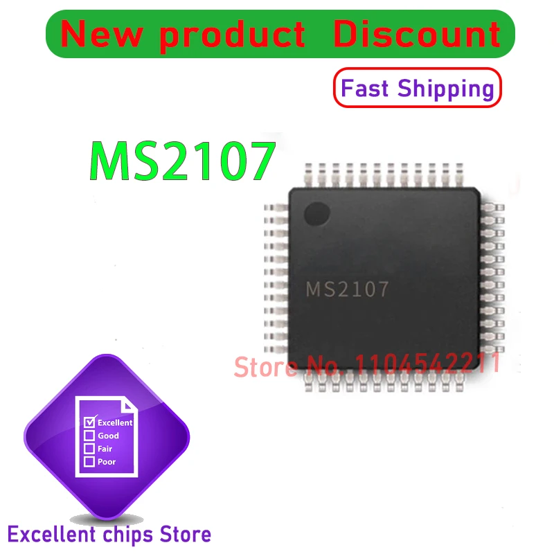 

(10-20 шт.) 100% новый набор микросхем MS2107 QFP48