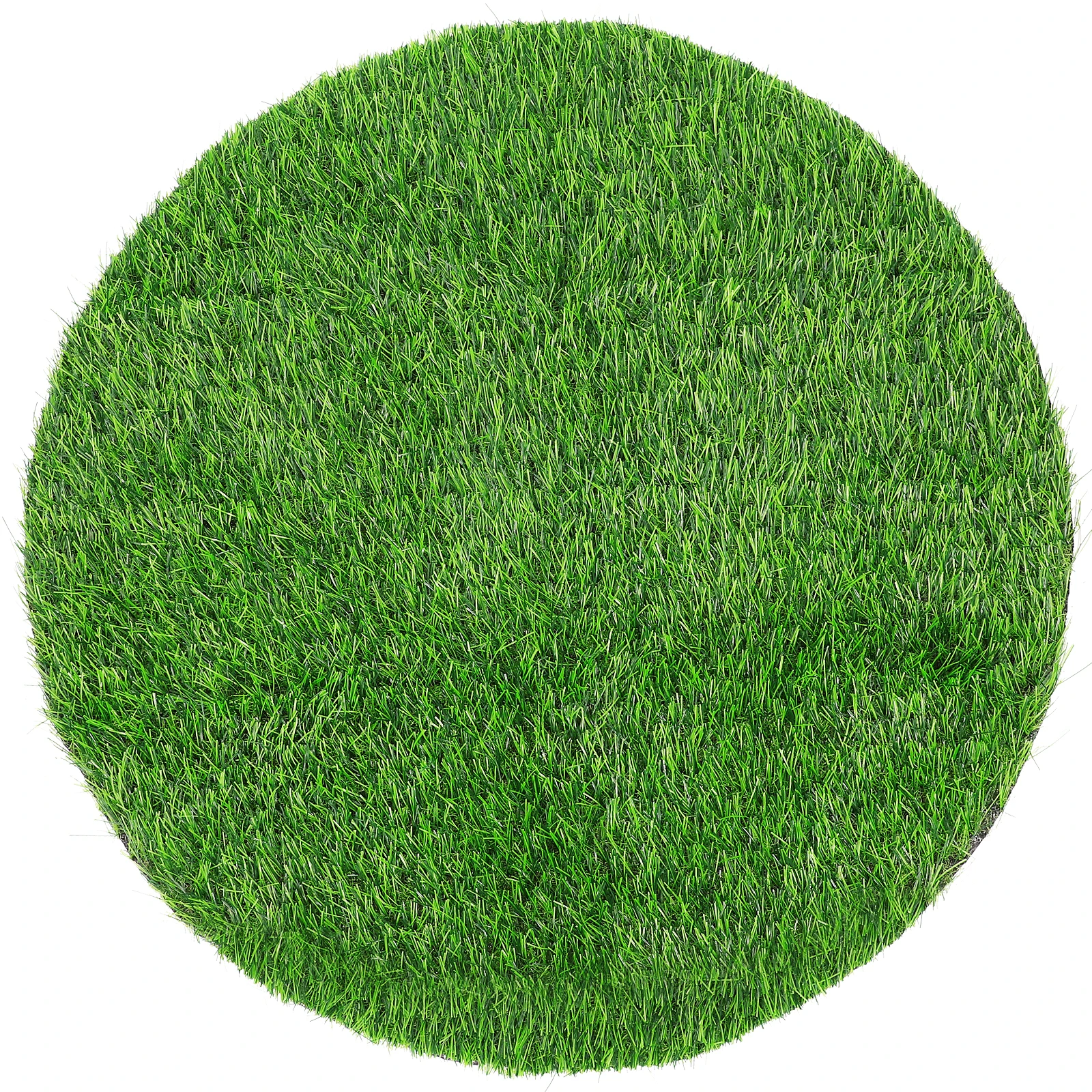 

Circle Artificial Grass Rug 70cm Diameter Fake Grass Decor for Outdoor Table Manhole Cover Lawn Placemats Non Maintenance Patio