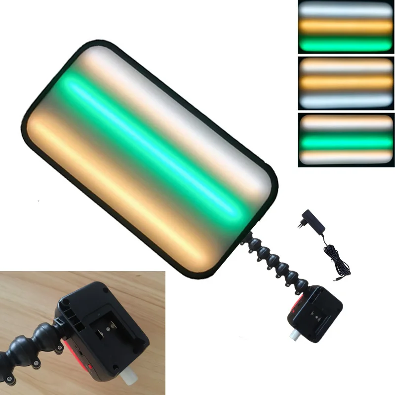 9 Color PDR Dent Light 40x20cm Panel Oval Suction Bracket for Milwaukee Battery Adjustable Flat Lamp Car Body Dent Repair Parts 5 9 Color PDR Dent Light 40x20cm Panel Oval Suction Bracket for Milwaukee Battery Adjustable Flat Lamp Car Body Dent Repair Parts 5