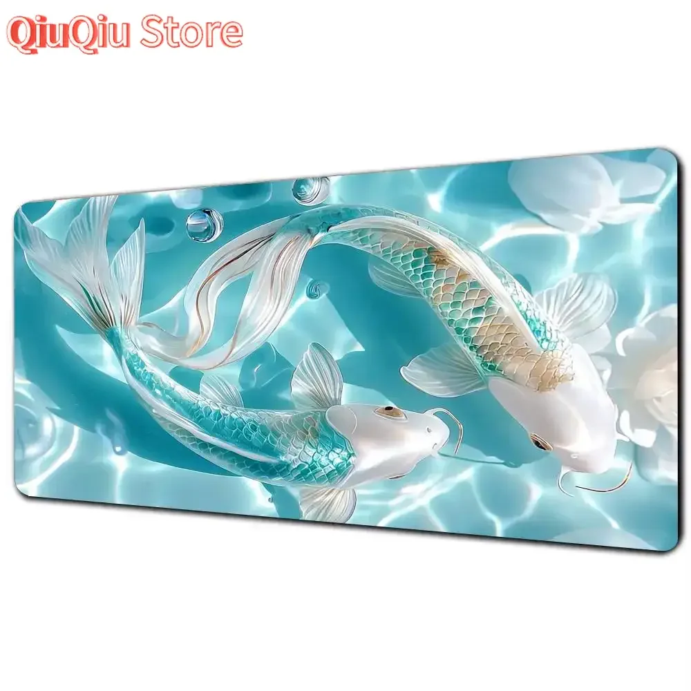 

Koi fish that always brings good luck Mouse pad HD art desk mat Large mousepad Rectangular pads desktop decoration XXL RUg