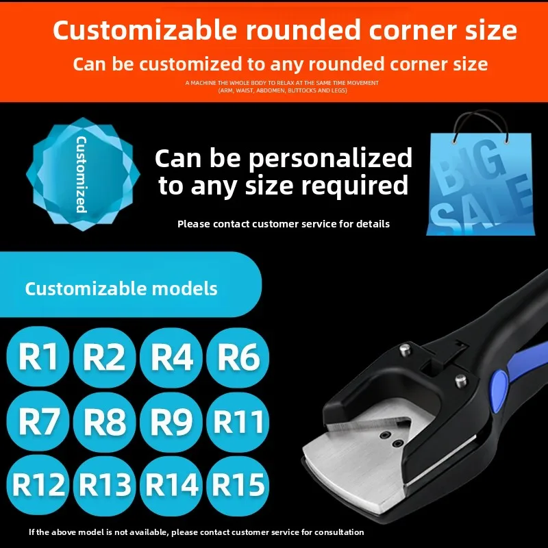 Heavy Duty Clipper R2 R3 R5 R10 Corner Hole Punch Large Badge Slot Punch Corner Rounder Punch Cutter for PVC Card Tag Photo