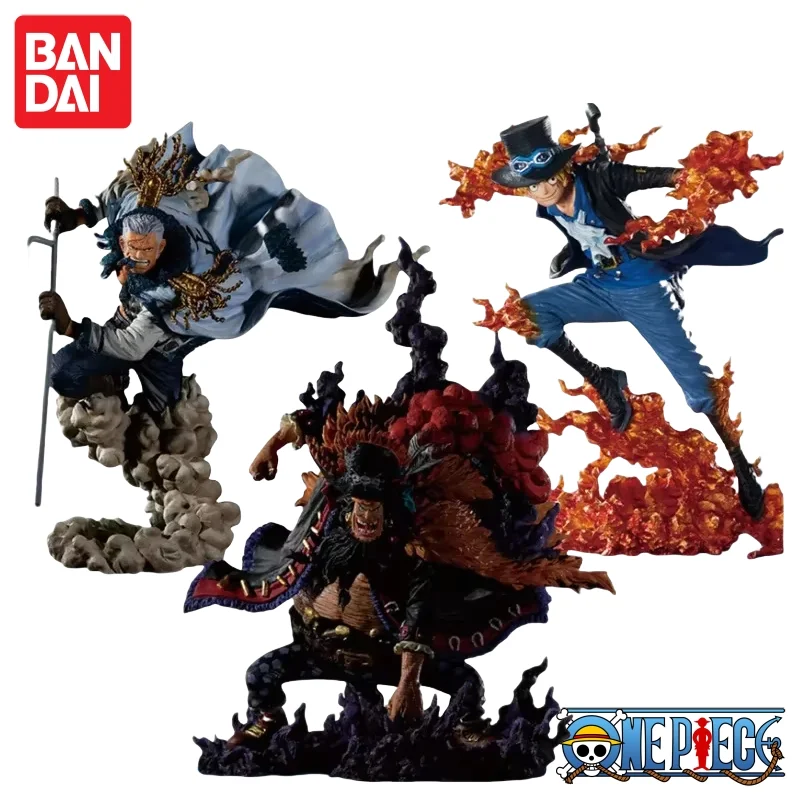 Original Bandai Ichiban Kuji One Piece Ex Akuma O Yadosushatachi Vol.2 Sabo Smoker Marshall D. Enseñar Anime figura modelo Juguetes