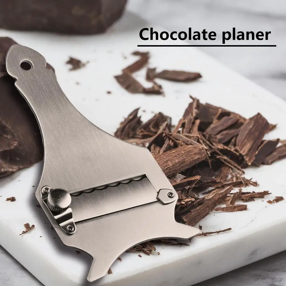 Durable Stainless Steel Chocolate Planer Practical Cheese Cutter Truffle Butter Roll Slicer Kitchen Baking  Supplies