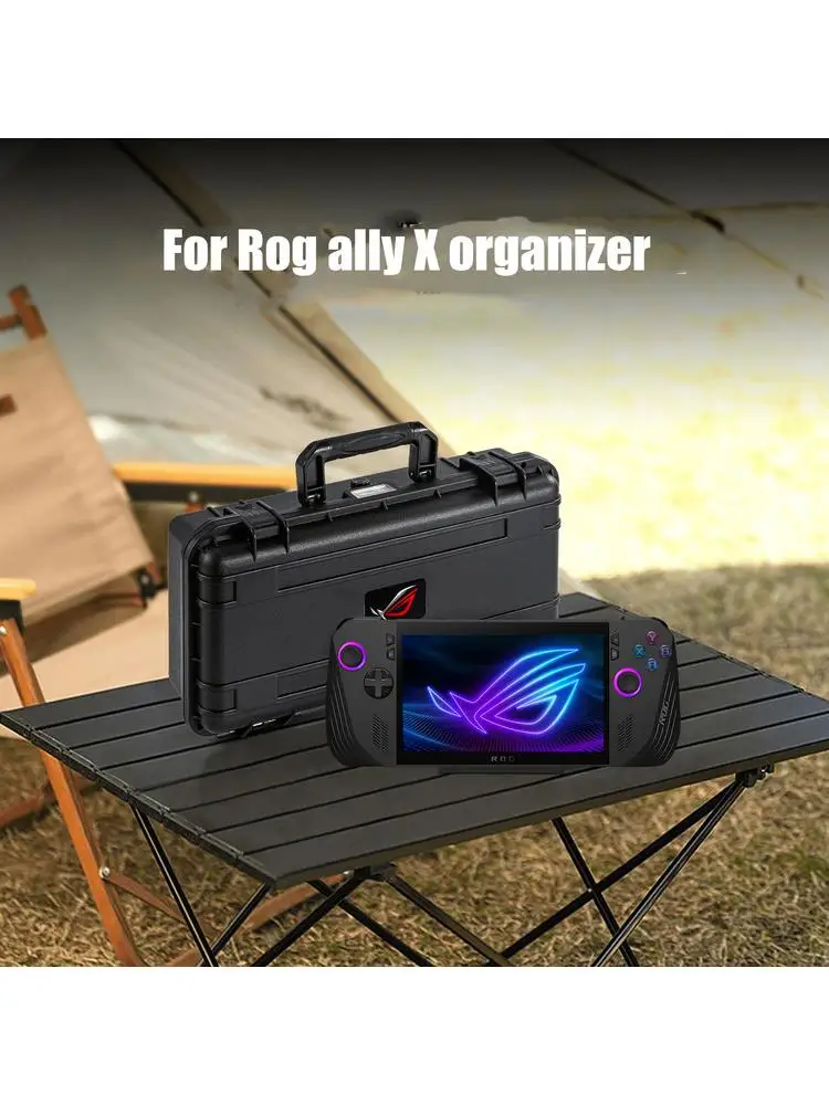 ROG 앨리 X용 휴대용 운반 보관 가방, 충격 방지 보호 여행 케이스, 가죽 하드 콘솔 액세서리