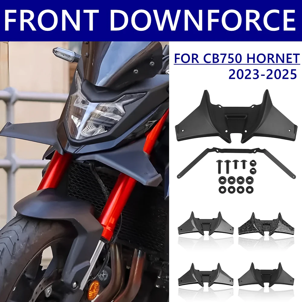 

CB750 мотоциклетный передний спойлер с прижимной силой, голые передние спойлеры, аэродинамический дефлектор крыла Winglet для Honda CB 750 Hornet 23-25