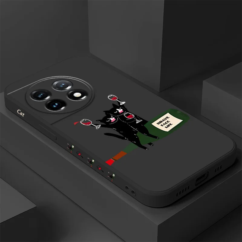 

Happy Time Phone Case For Oneplus 13 13R 12 12R 11 11R 10 10R 10T 9R 9RT 9 8T 8 7 7T Pro 5G Liquid Silicone Cover